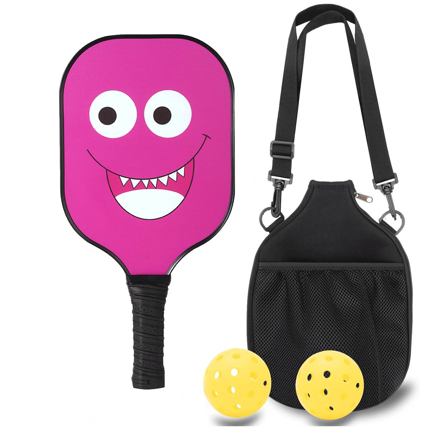 LT-003 [Single+single-shot backpack+2 40-hole outdoor ball] glass fiber